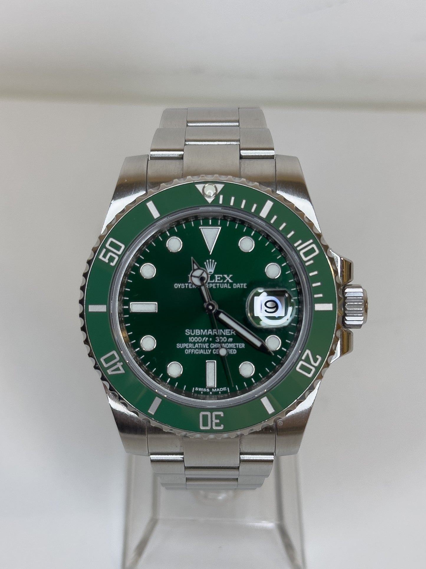 ROLEX SUBMARINER - OYSTERSTEEL - GREEN DIAL