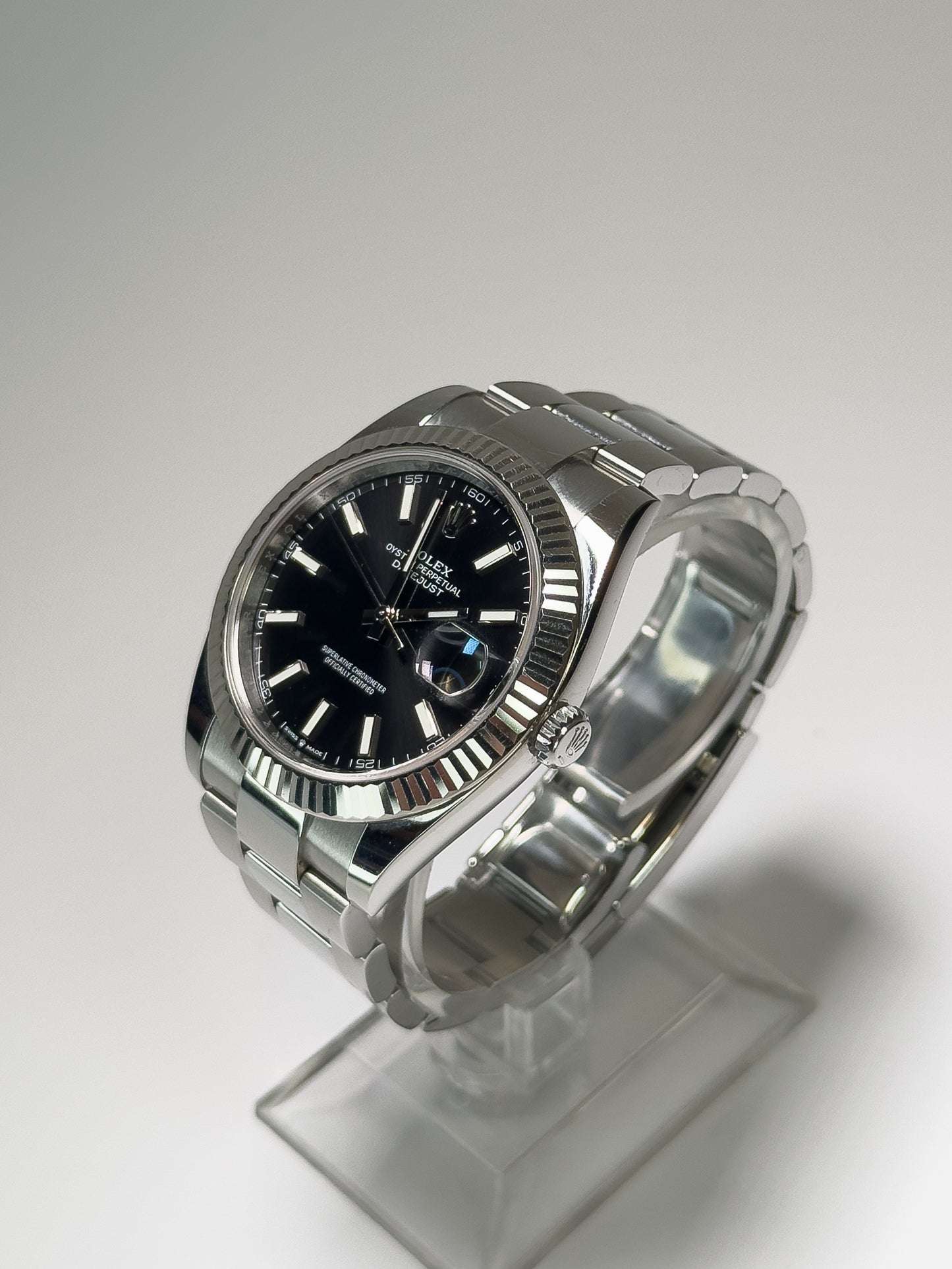 ROLEX DATEJUST 41 - OYSTERSTEEL - BLACK DIAL