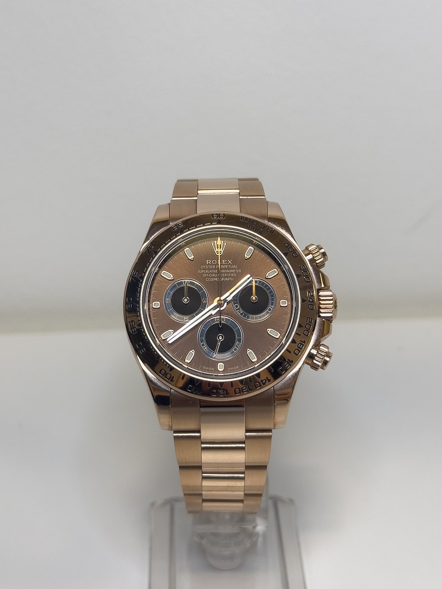 ROLEX DAYTONA - ROSE GOLD - CHOCOLATE DIAL