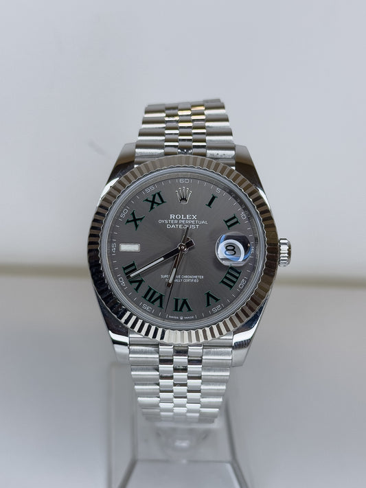 ROLEX DATEJUST - OYSTERSTEEL - WIMBLEDON DIAL
