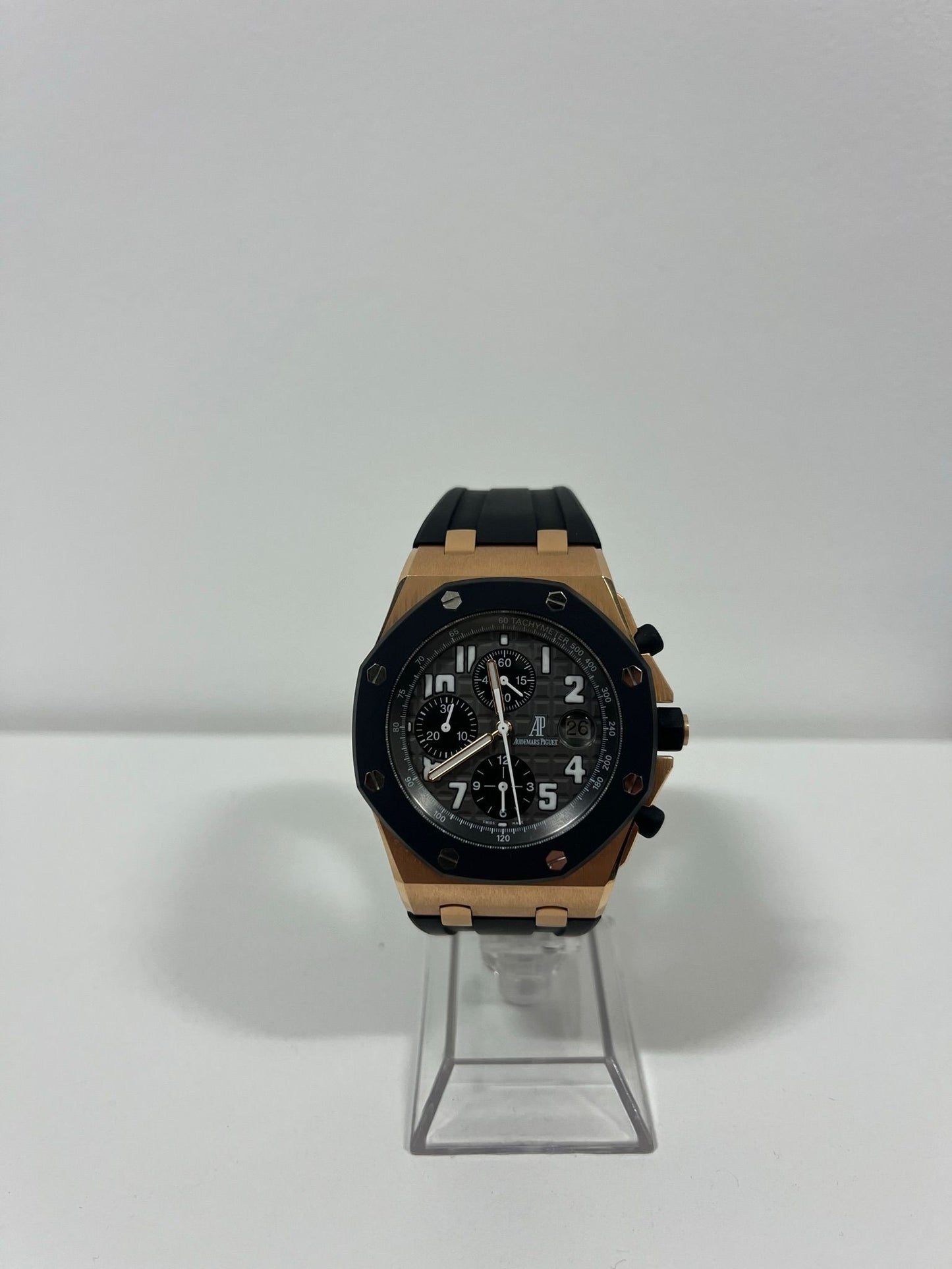 AUDEMARS PIGUET - ROYAL OAK OFFSHORE - ROSE GOLD BLACK DIAL