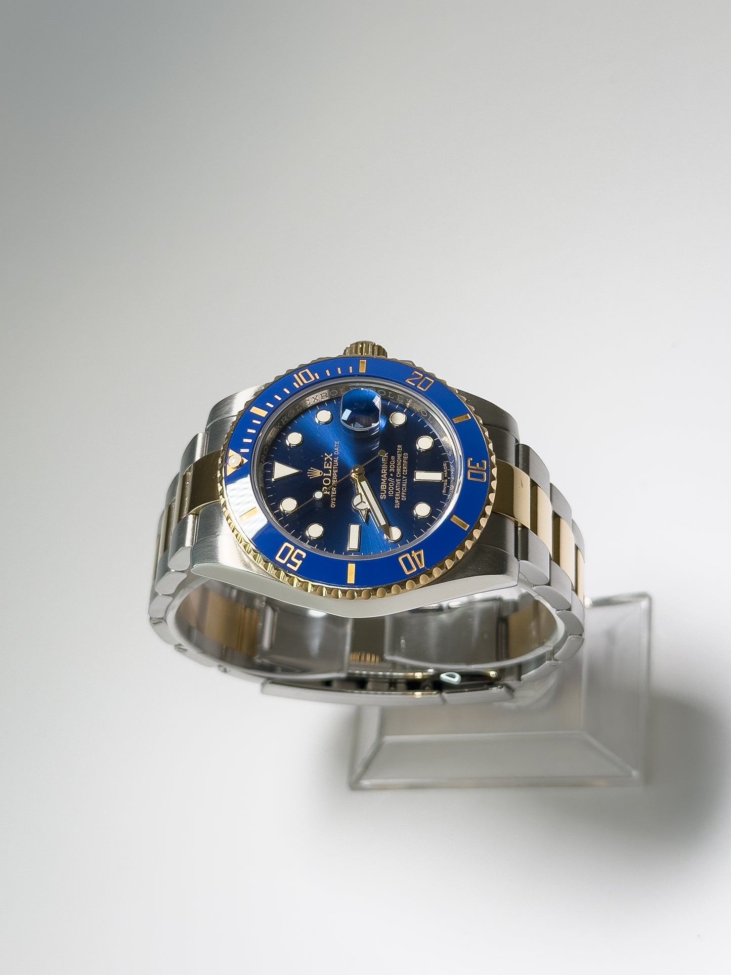 ROLEX SUBMARINER DATE - OYSTERSTEEL AND YELLOW GOLD - BLUE DIAL