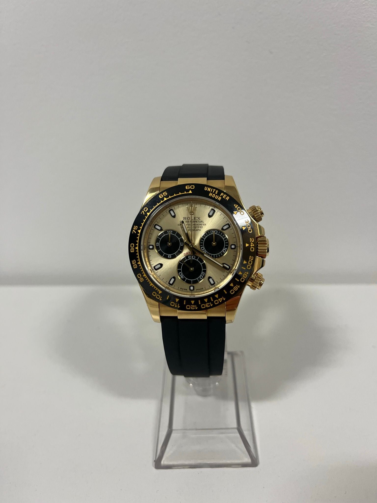 ROLEX DAYTONA OYSTERFLEX YELLOW GOLD DIAL