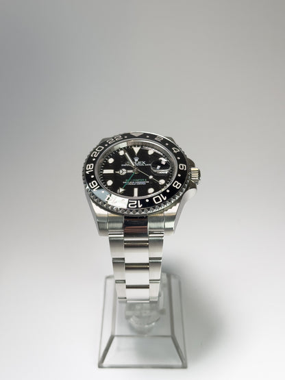 ROLEX GMT-MASTER II - OYSTERSTEEL - BLACK DIAL