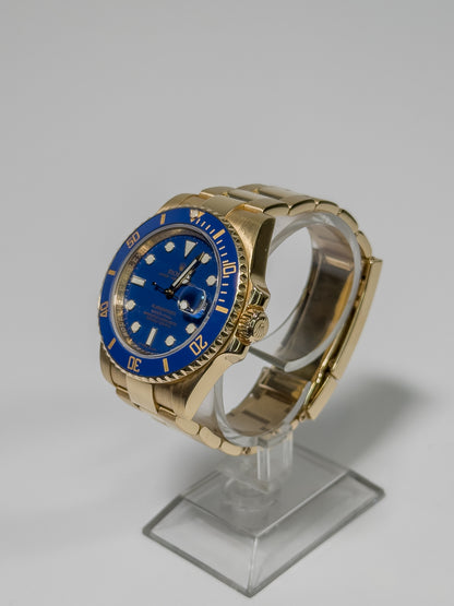 ROLEX SUBMARINER DATE - YELLOW GOLD - BLUE DIAL