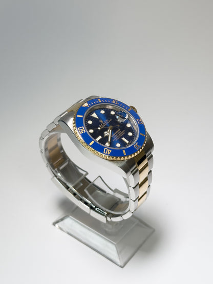 ROLEX SUBMARINER DATE - OYSTERSTEEL AND YELLOW GOLD - BLUE DIAL