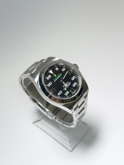 ROLEX AIR-KING - OYSTERSTEEL - BLACK DIAL