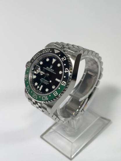 ROLEX GMT-MASTER II - BLACK AND GREEN BEZEL - BLACK DIAL