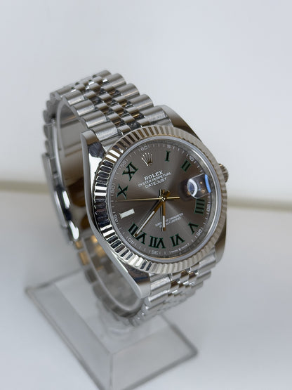 ROLEX DATEJUST - OYSTERSTEEL - WIMBLEDON DIAL
