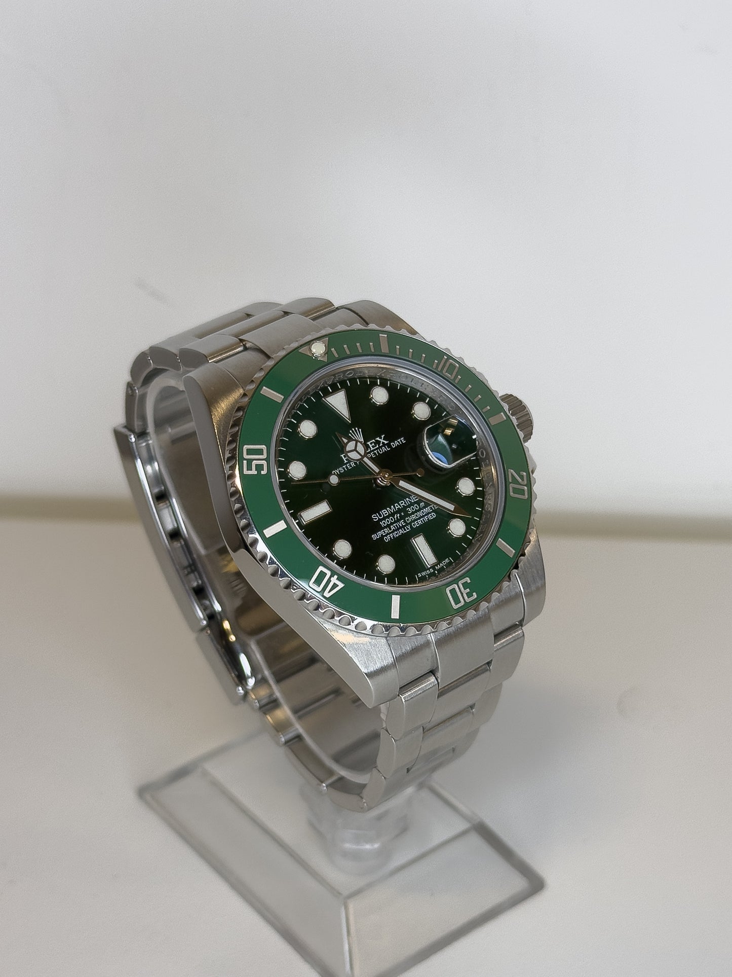 ROLEX SUBMARINER - OYSTERSTEEL - GREEN DIAL