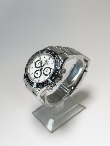 ROLEX COSMOGRAPH DAYTONA - OYSTERSTEEL - WHITE DIAL