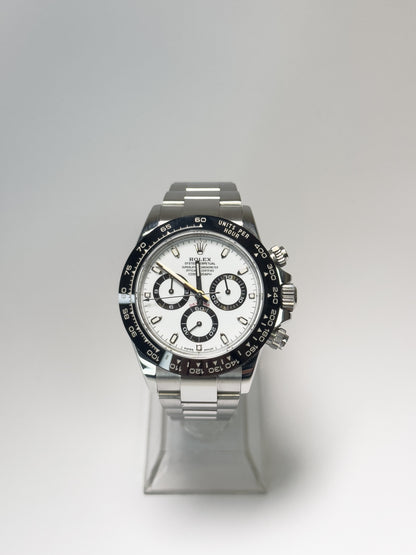 ROLEX COSMOGRAPH DAYTONA - OYSTERSTEEL - WHITE DIAL