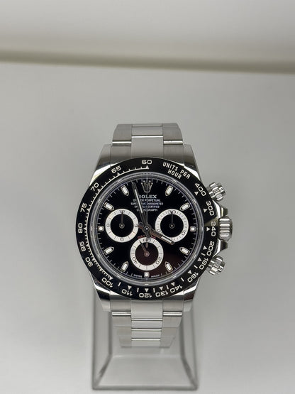 ROLEX COSMOGRAPH DAYTONA - OYSTERSTEEL - BLACK DIAL