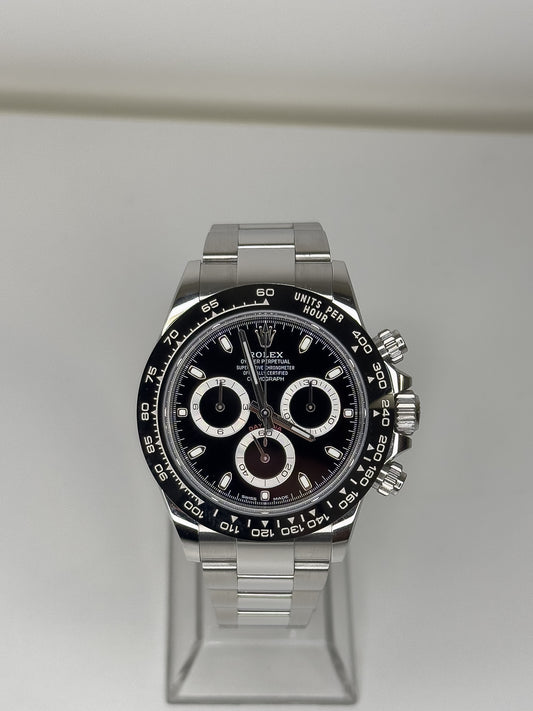 ROLEX COSMOGRAPH DAYTONA - OYSTERSTEEL - BLACK DIAL