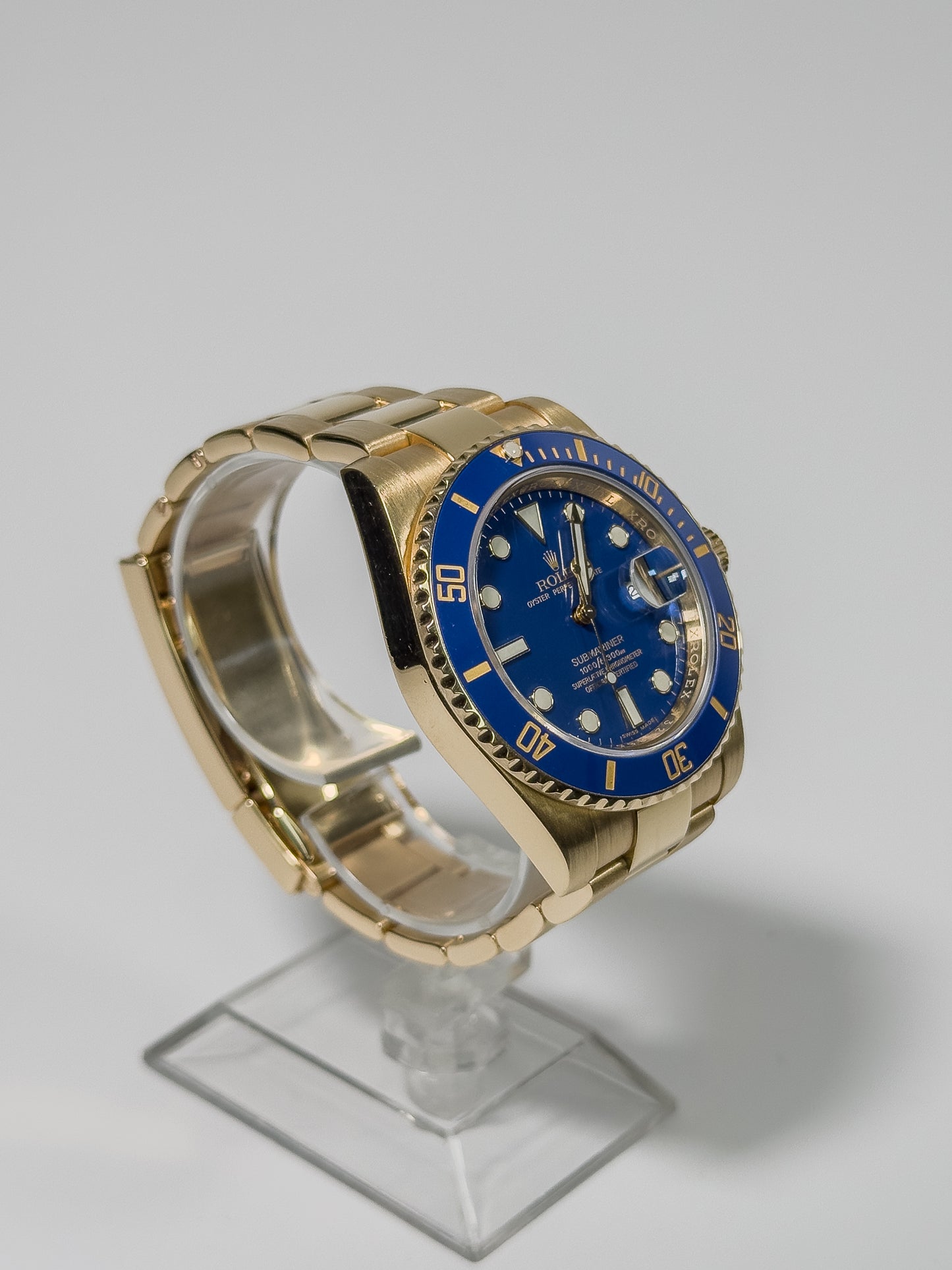 ROLEX SUBMARINER DATE - YELLOW GOLD - BLUE DIAL