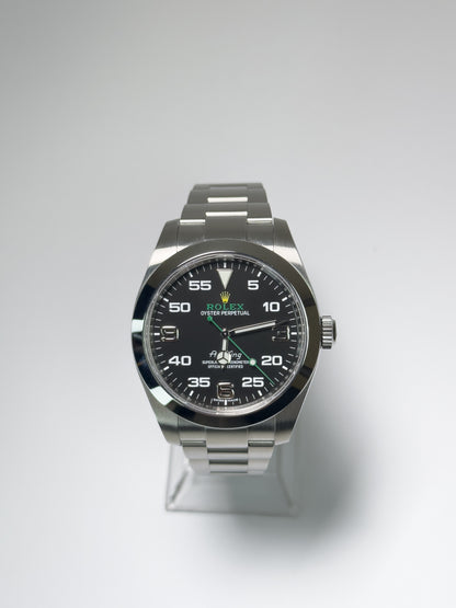 ROLEX AIR-KING - OYSTERSTEEL - BLACK DIAL