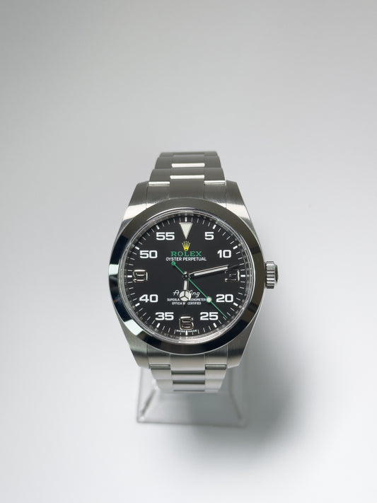 ROLEX AIR-KING - OYSTERSTEEL - BLACK DIAL