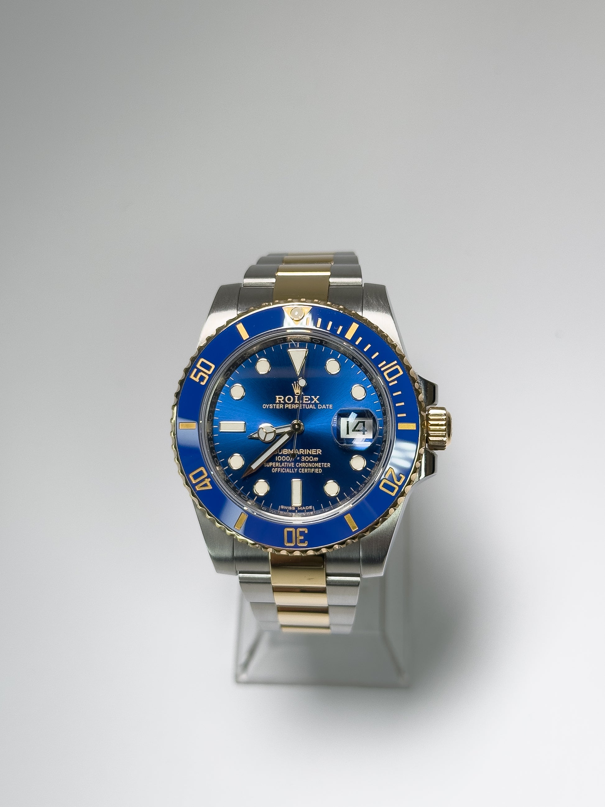 Rolex Time Ten Watch Company ROLEX SUBMARINER DATE OYSTERSTEEL AND