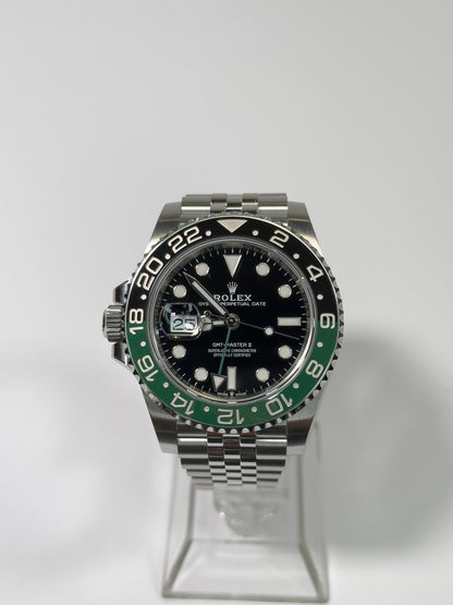 ROLEX GMT-MASTER II - BLACK AND GREEN BEZEL - BLACK DIAL