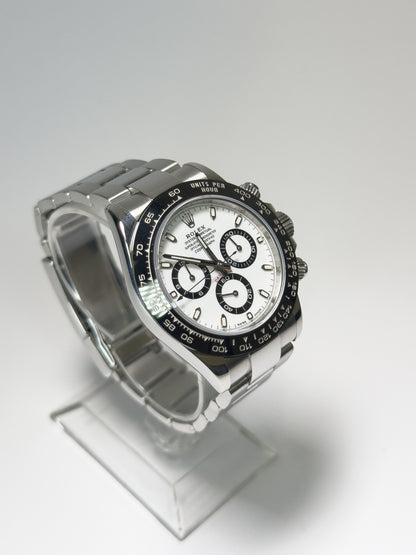 ROLEX COSMOGRAPH DAYTONA - OYSTERSTEEL - WHITE DIAL