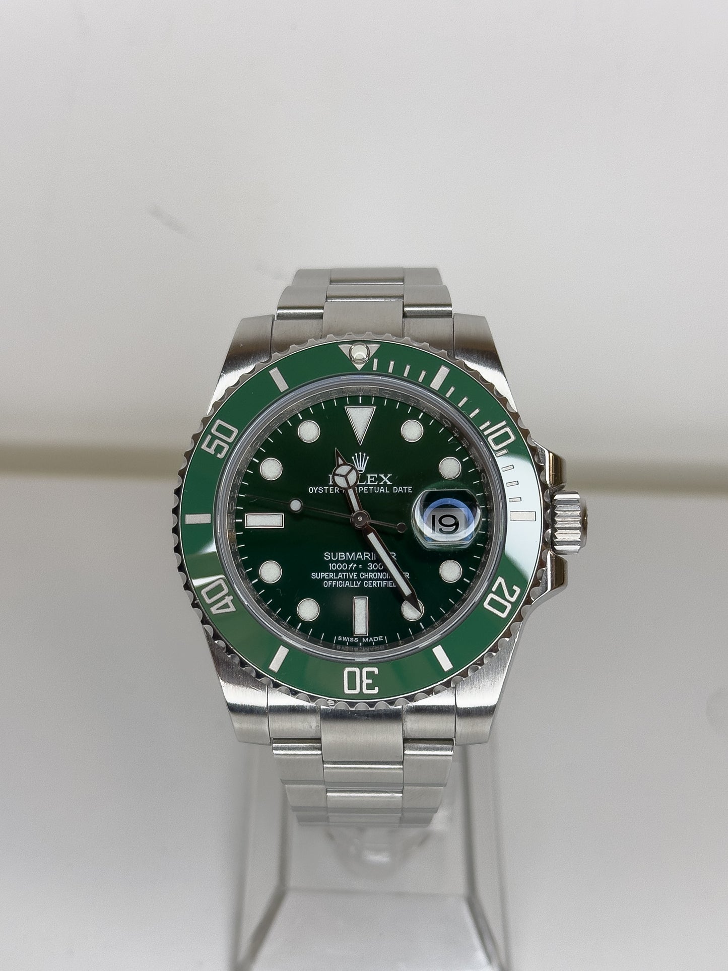 ROLEX SUBMARINER - OYSTERSTEEL - GREEN DIAL